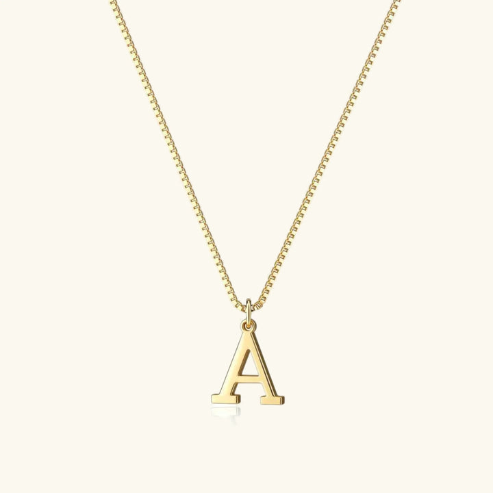 Collar de Oro con Letra Inicial