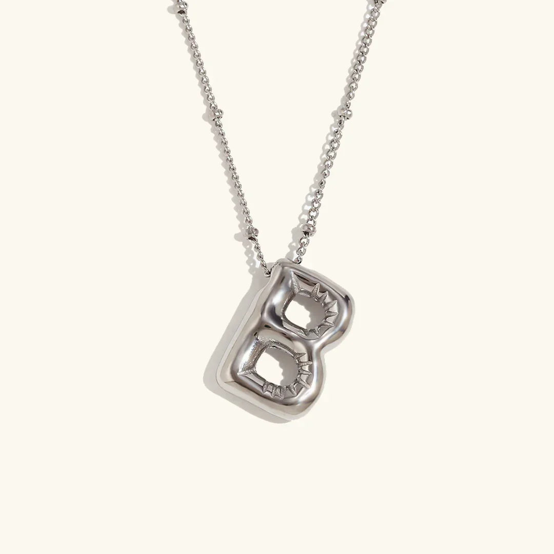 Collar de Oro con Inicial Balloon