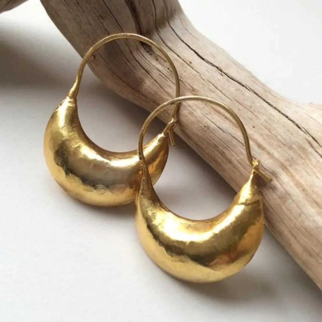 Pendientes Cestinhos Dorados Vintage
