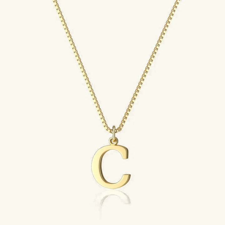 Collar de Oro con Letra Inicial