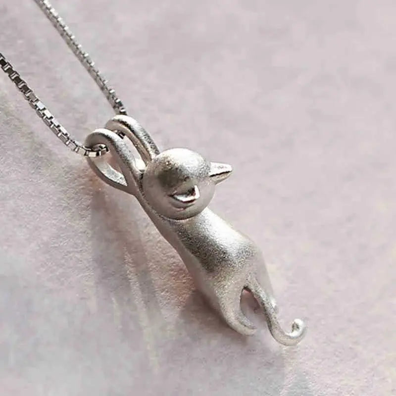 Divertido collar en plata de ley