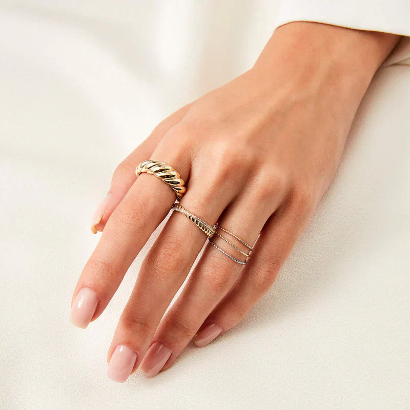 Anillo Croissant d'Oro | Oro