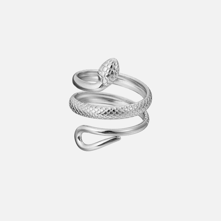 Anillo Detallado de Serpiente (Ajustable)