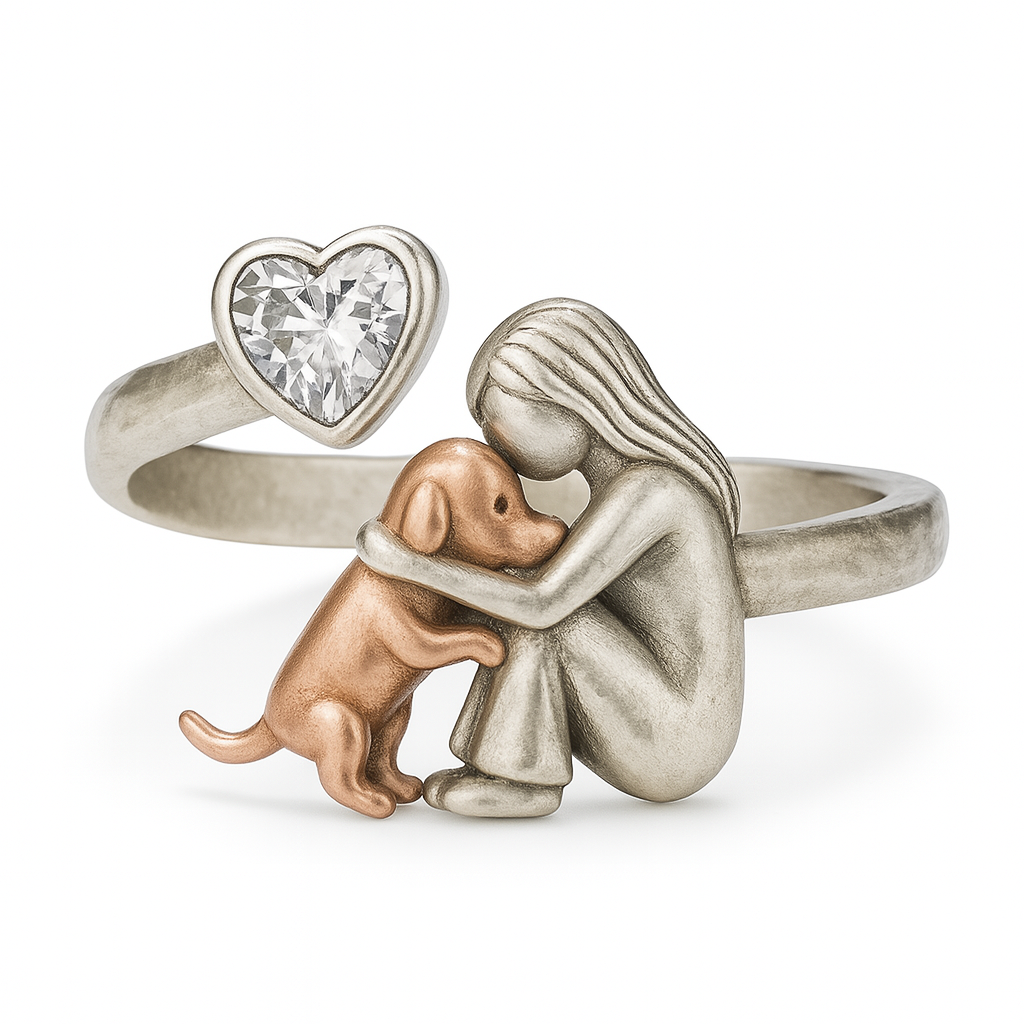 Anillo Artesanal en Plata Esterlina 925 con Circonita en Forma de Corazón – Talla Ajustable