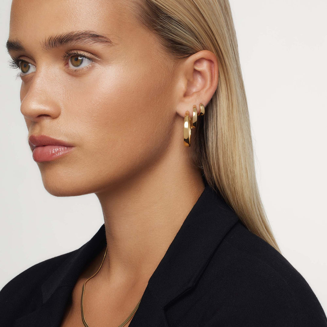 Pendientes Argolla Gia Imperial | Oro