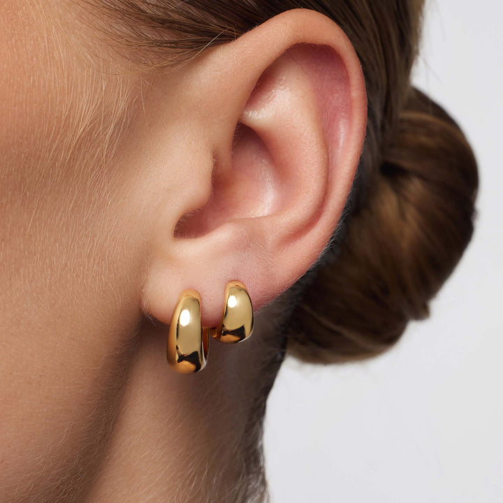 Pendientes Argolla Lumière | Oro