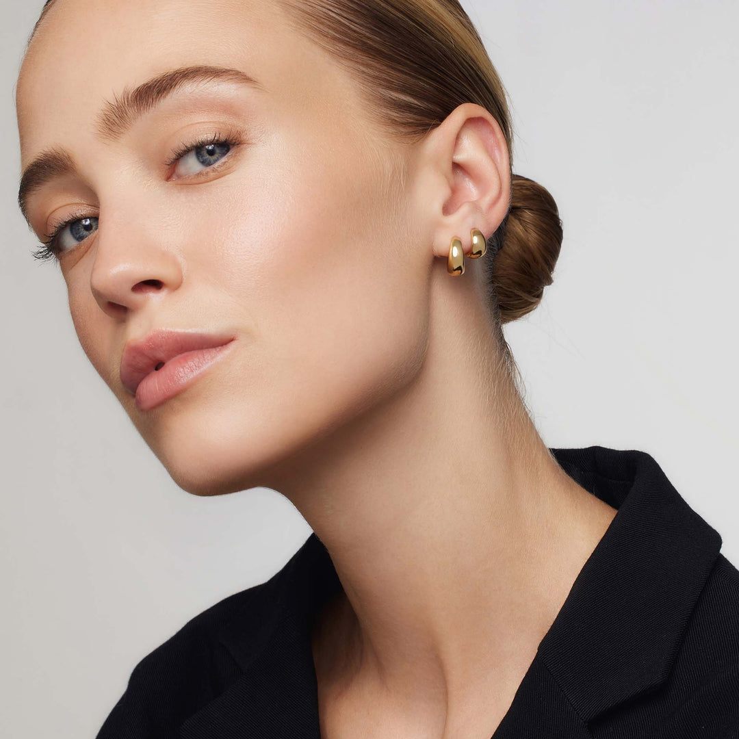 Pendientes Argolla Lumière | Oro
