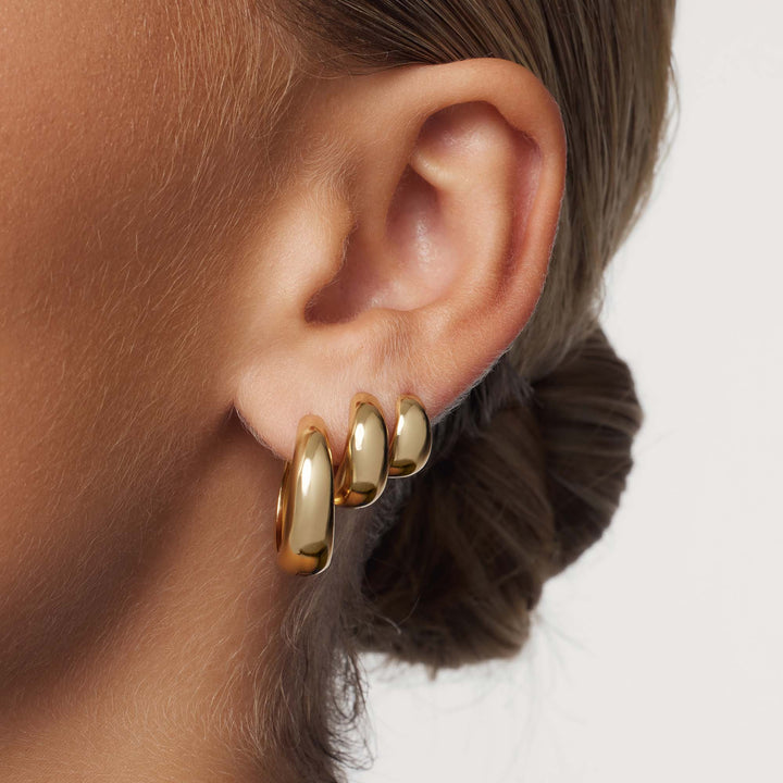 Pendientes Argolla Reina | Oro