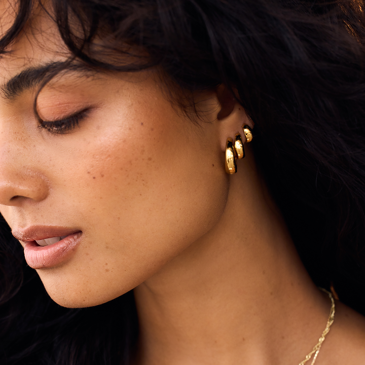 Pendientes Aros Elegantes | Oro