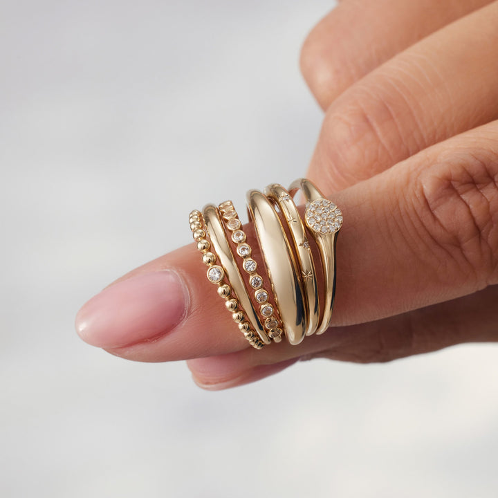 Anillo Cúpula Slim | Oro