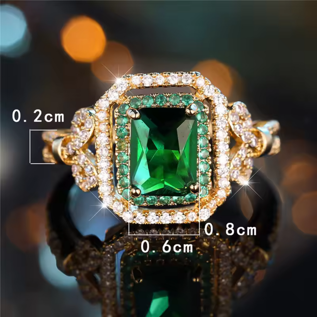 Anillo Esmeralda Astral