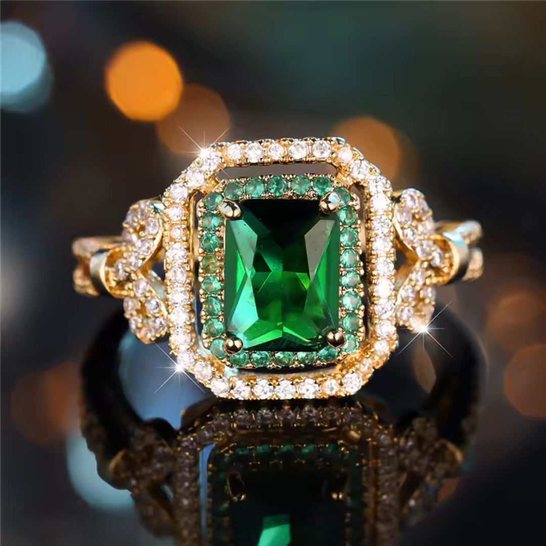 Anillo Esmeralda Astral