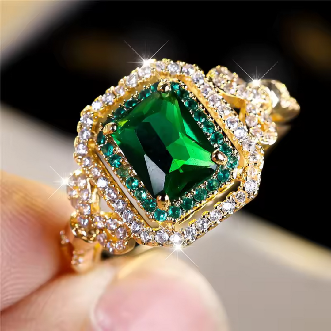 Anillo Esmeralda Astral