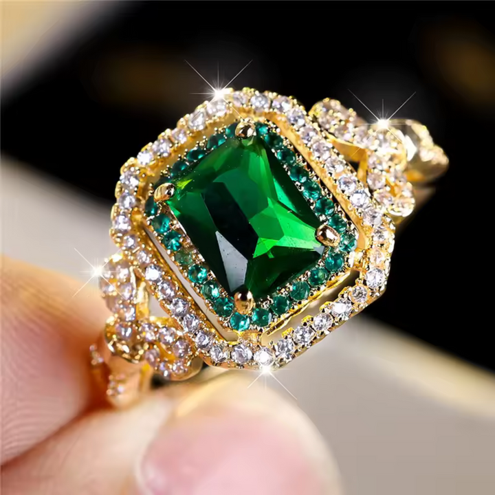 Anillo Esmeralda Astral