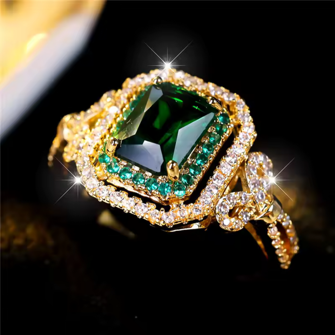 Anillo Esmeralda Astral