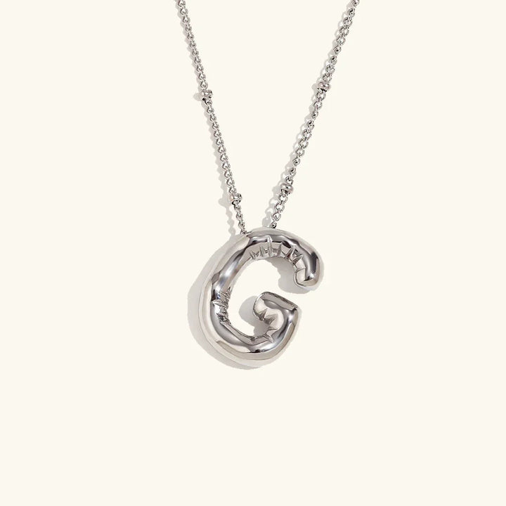 Collar de Oro con Inicial Balloon