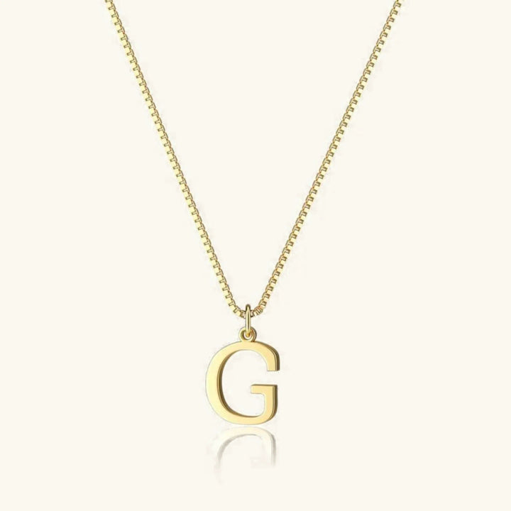 Collar de Oro con Letra Inicial
