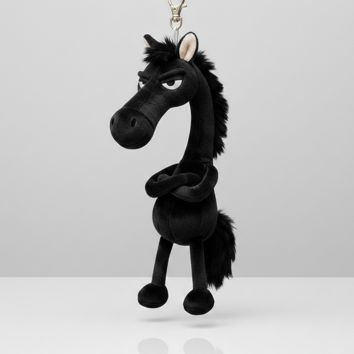 Caballo descarado - Negro Llavero