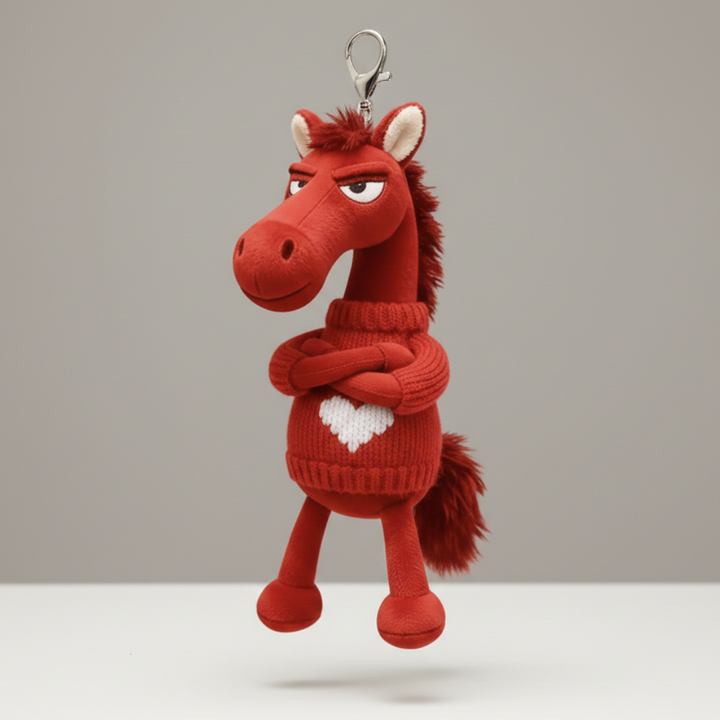 Caballo descarado - Rojo Llavero