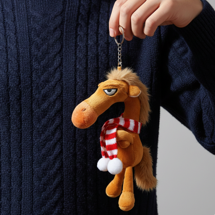 Caballo descarado - Marrón Colgante para llaves