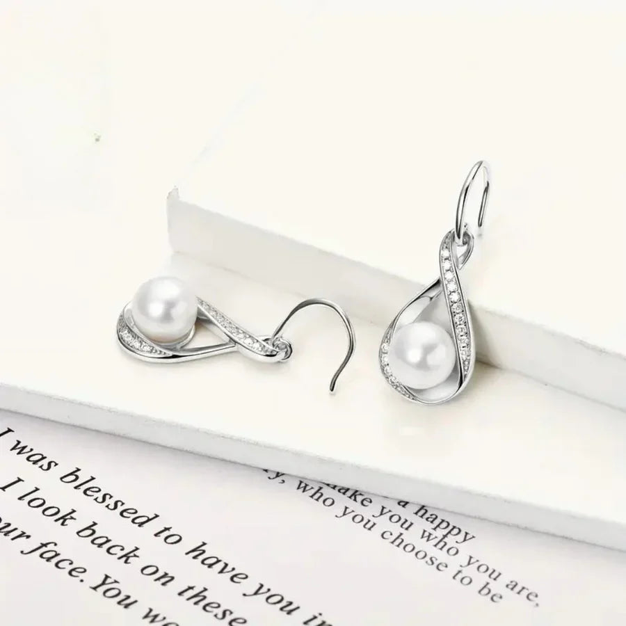 Pendientes de perlas en dorado