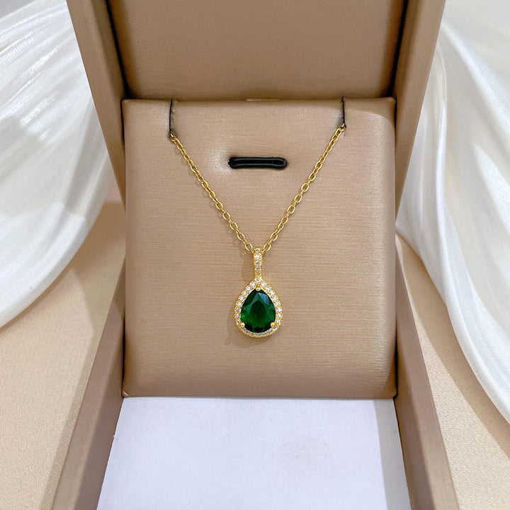 Conjunto de Joyería Esmeralda Aurora