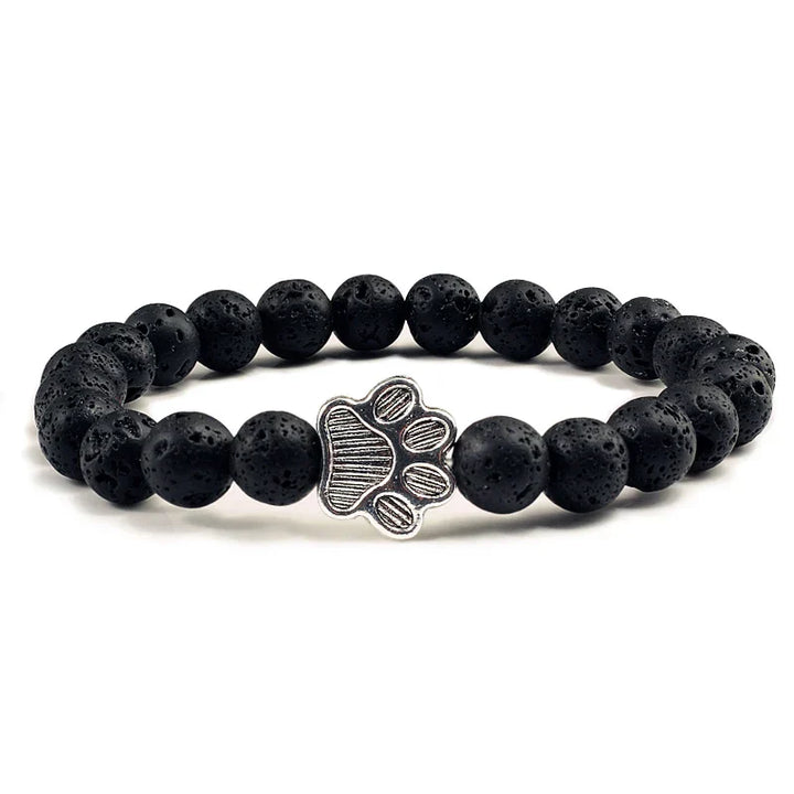 Pulsera de Pata con Cuentas – Diseño de Piedra Natural