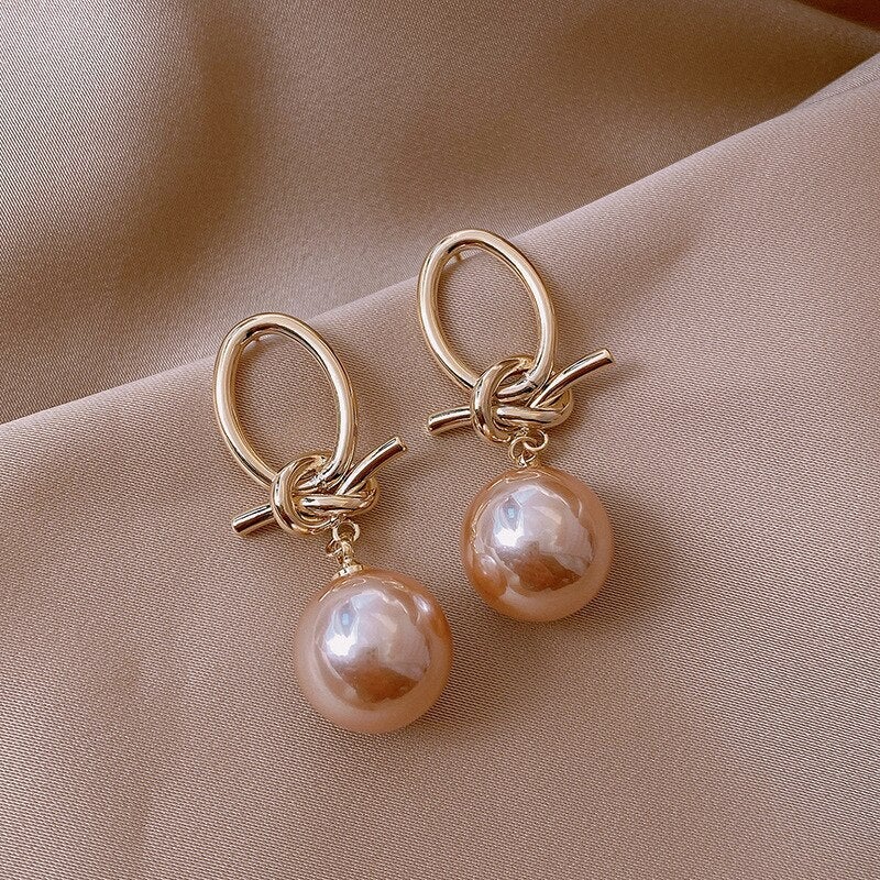 Pendientes de Perlas en Oro