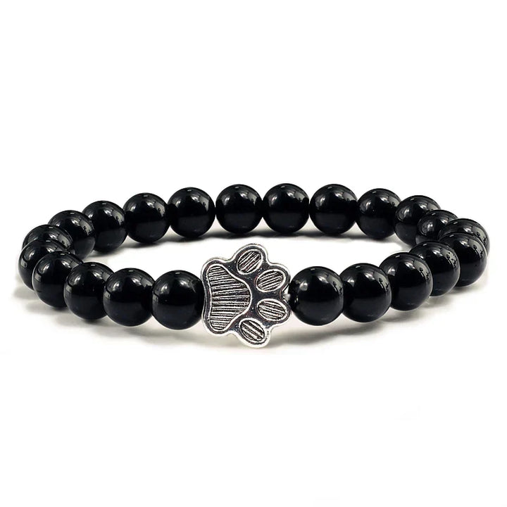 Pulsera de Pata con Cuentas – Diseño de Piedra Natural