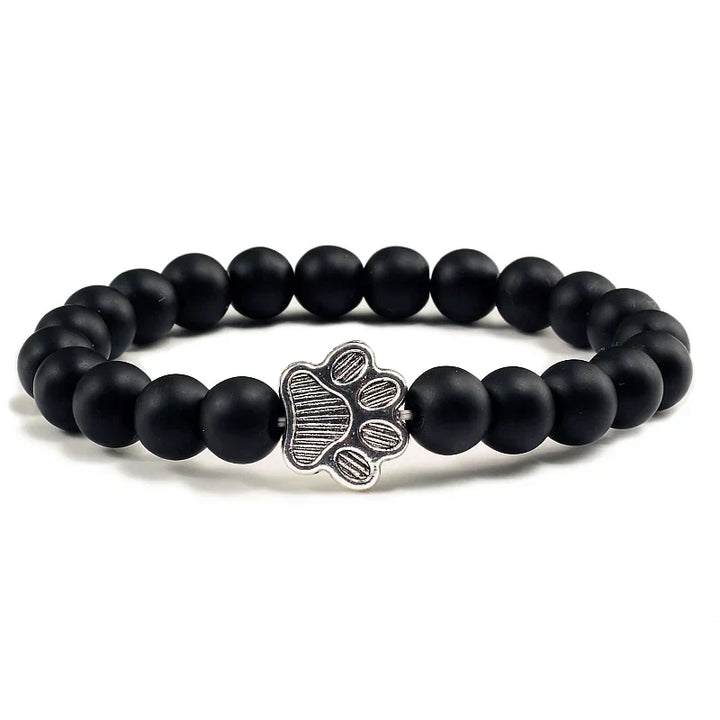 Pulsera de Pata con Cuentas – Diseño de Piedra Natural