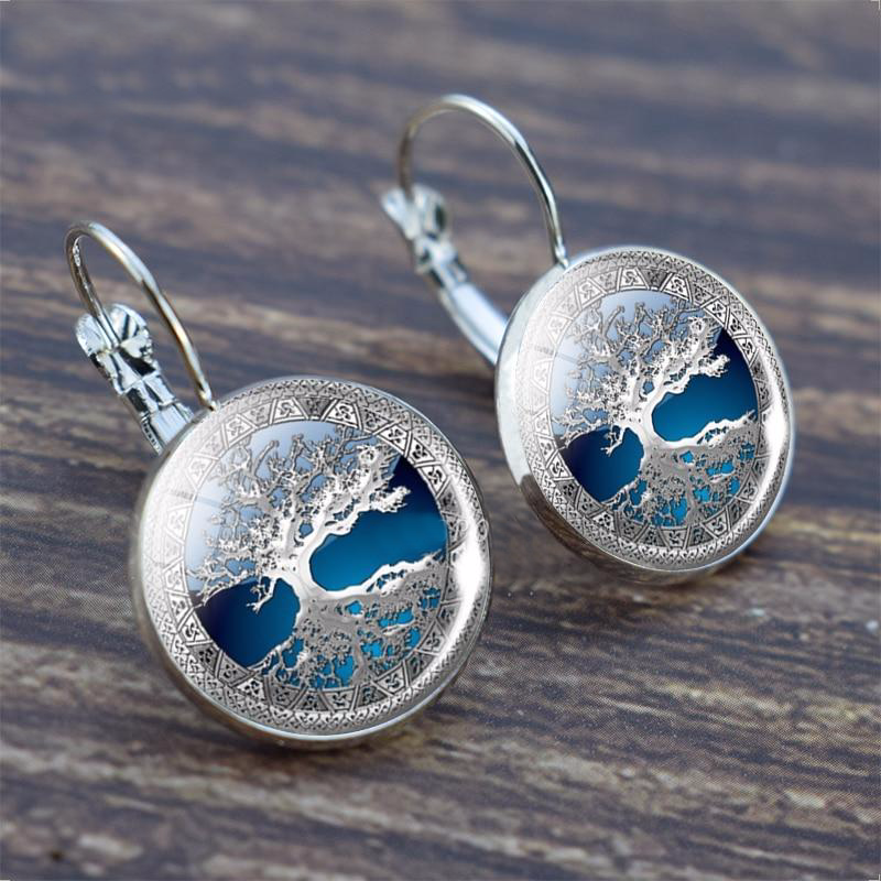 Pendientes Árbol de la Vida en plata