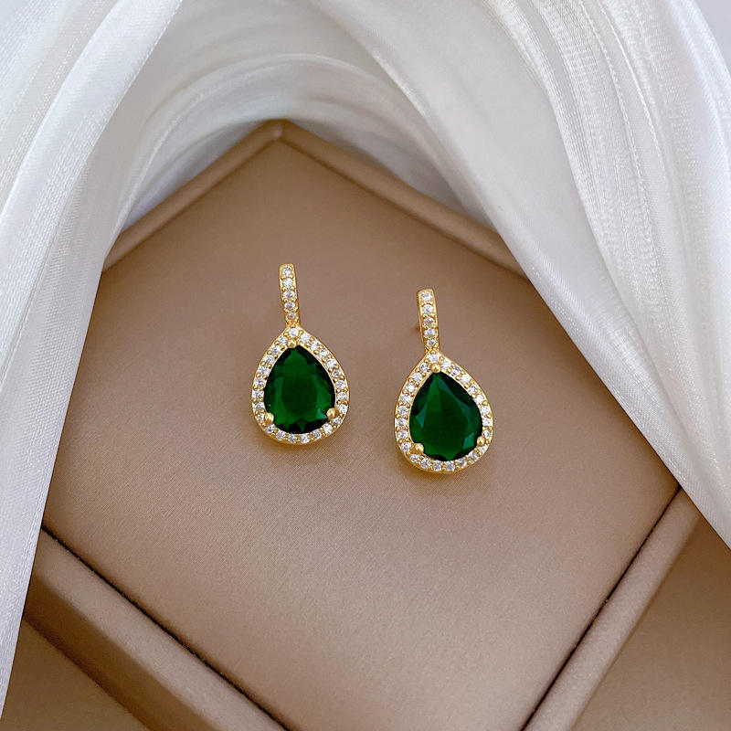 Conjunto de Joyería Esmeralda Aurora
