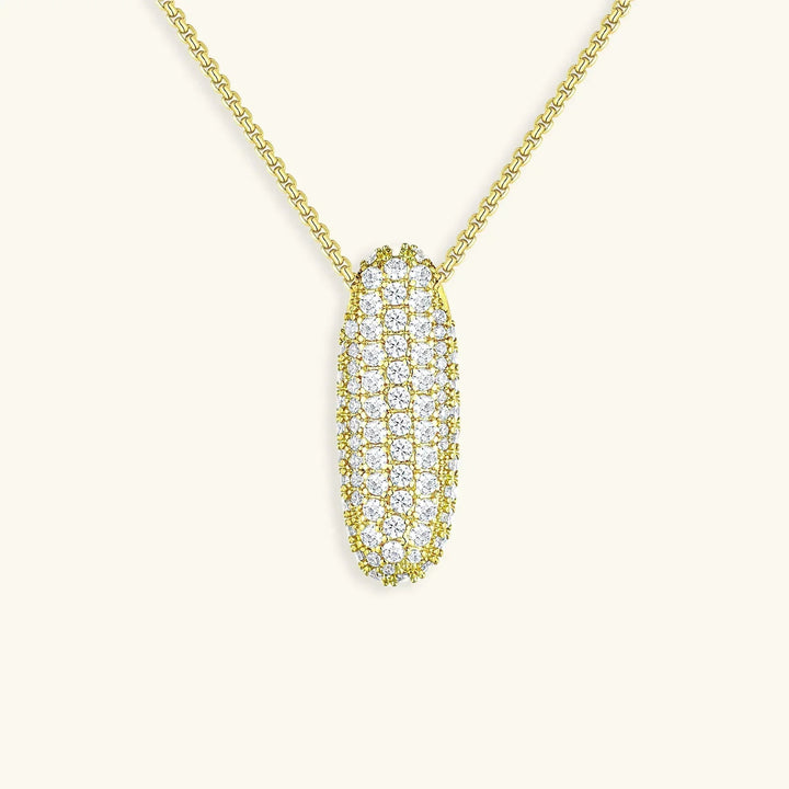 Collar de Diamantes con Inicial en Burbuja