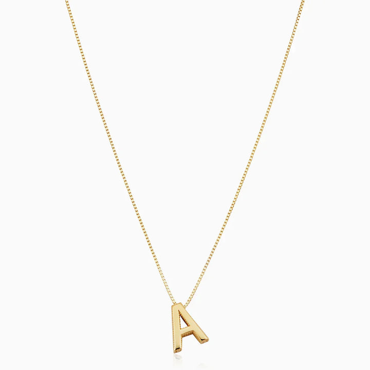 Collar de Amor con Inicial | Oro