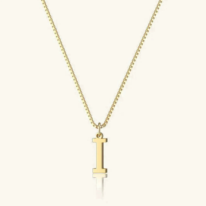 Collar de Oro con Letra Inicial