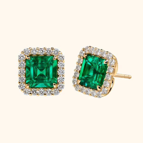 Pendientes Camelia de Oro Elegante