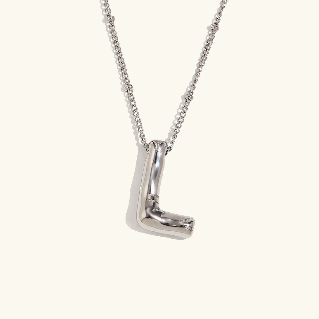 Collar de Oro con Inicial Balloon
