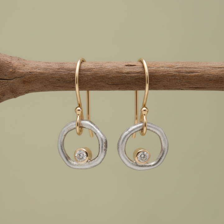 Pendientes Vintage de Circonia