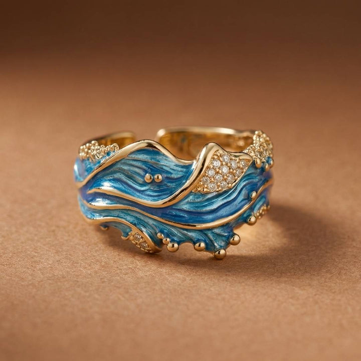 Miralys | Anillo ondulado antiguo