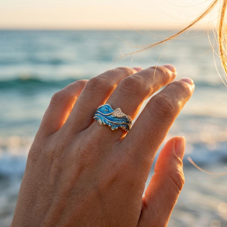 Miralys | Anillo ondulado antiguo