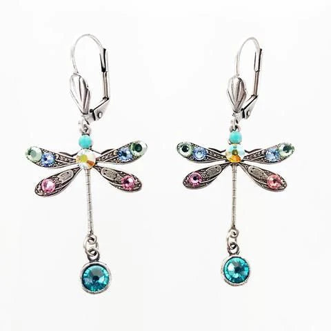 Pendientes vintage de libélula
