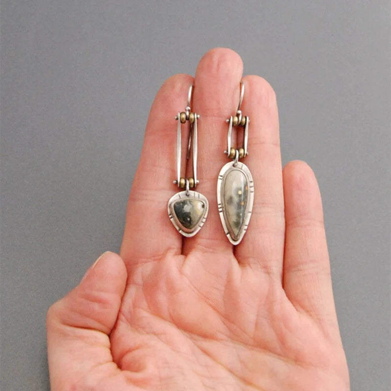 Pendientes largos mecánicos punk