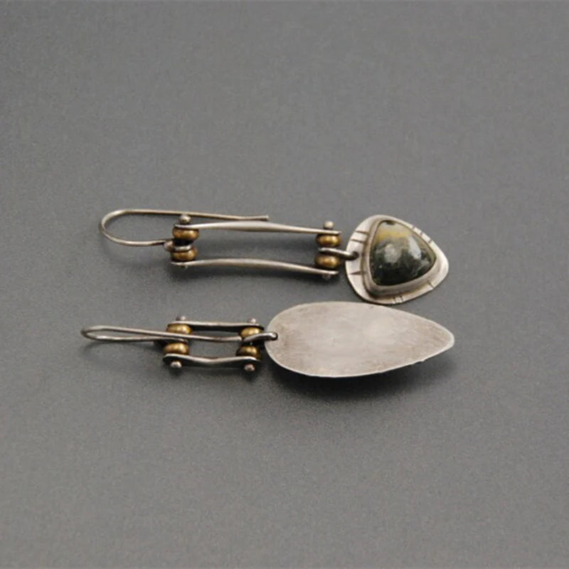 Pendientes largos mecánicos punk