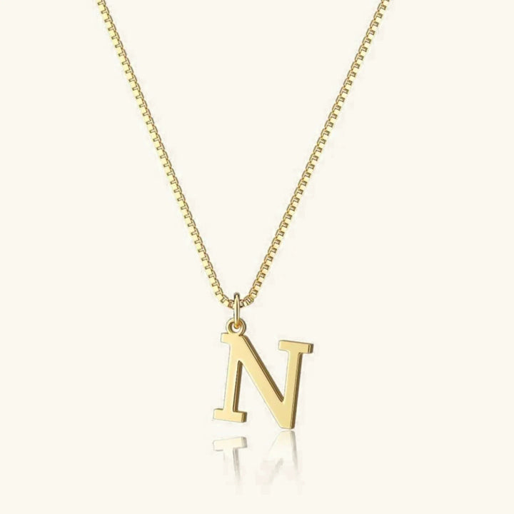 Collar de Oro con Letra Inicial