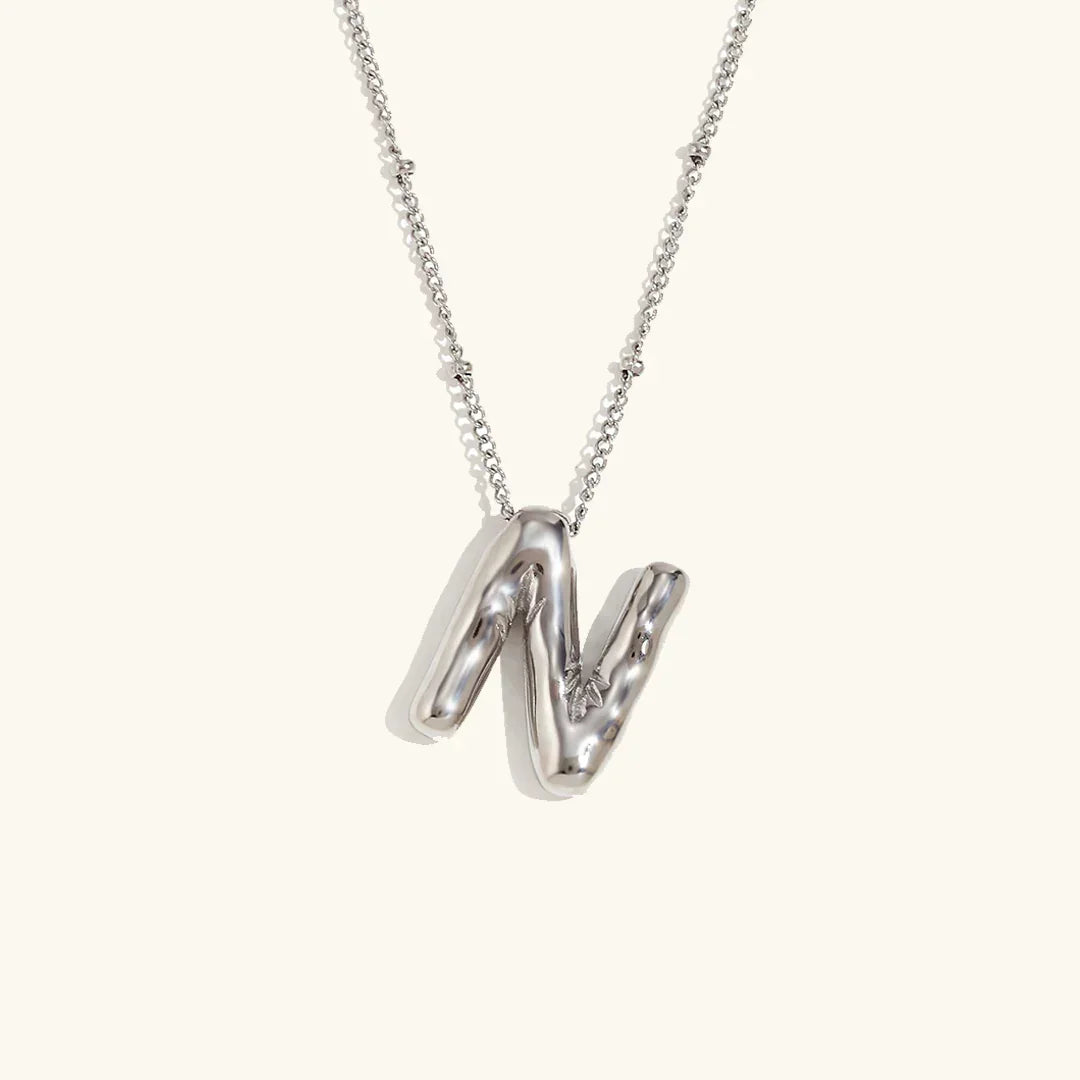 Collar de Oro con Inicial Balloon