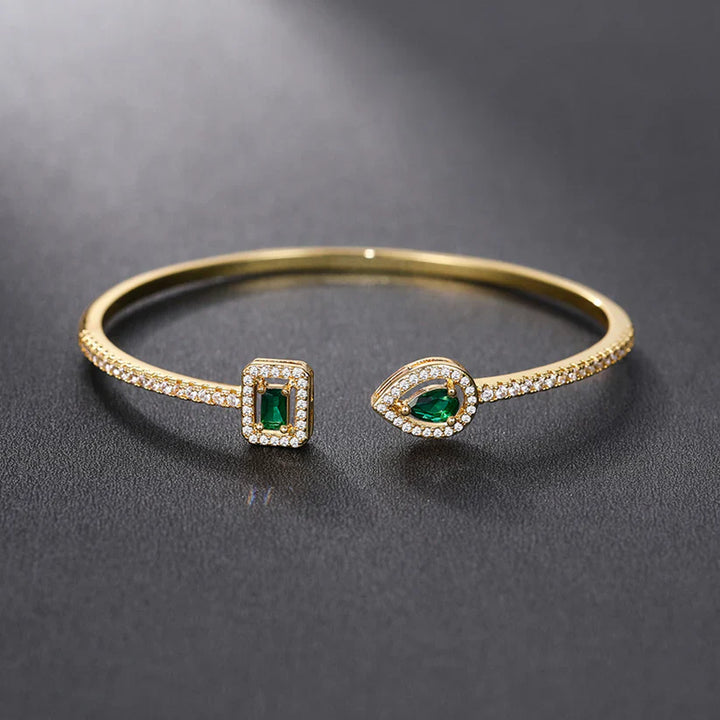 Pulsera Esmeralda Brillante