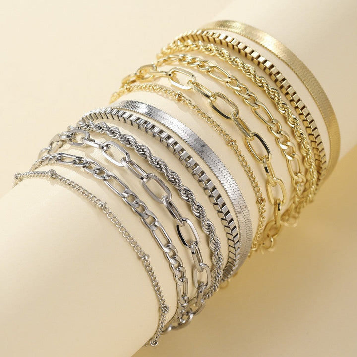 Conjunto de Pulseras Valentina | Oro