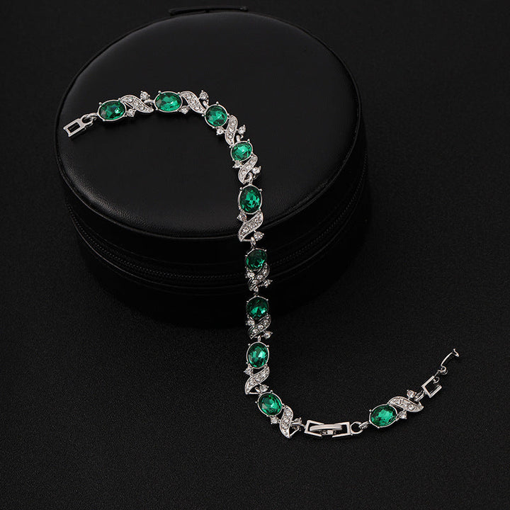 Pulsera Esmeralda Jade