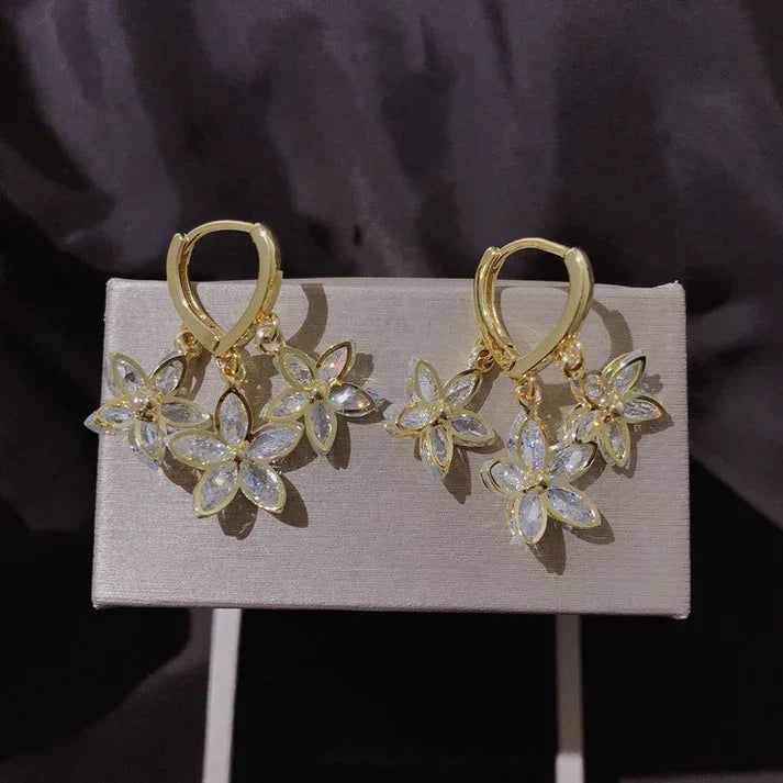 Pendientes Estrella de Primavera con colgante