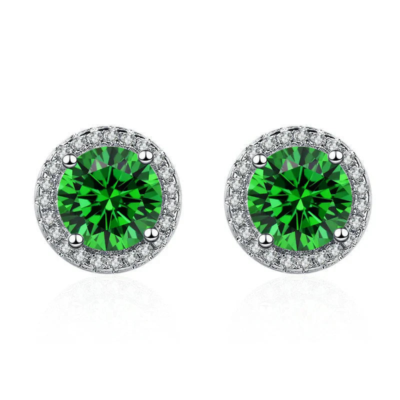Pendientes Lucia Oro y Esmeralda